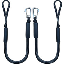 Atracação perfeita, essencial para esportes aquáticos, cabo elástico de amarração de 1,2 m (4 pés), preto, pacote com 2 unidades, qualidade