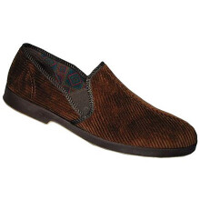 (13 UK, Brown) GBS Exeter Mens Twin Gusset Slipper / Mens Slippers