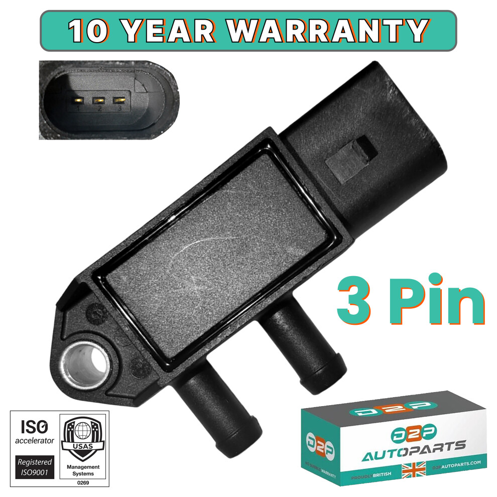 D2p Dpf Differential Intake Pressure Sensor For Audi Vw Seat Skoda