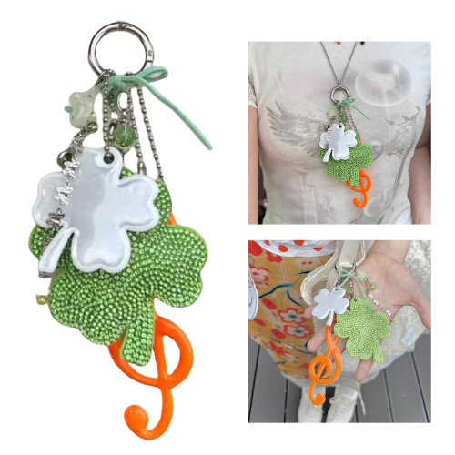 Einzigartiger Pflanzennotiz-Schlüsselschmuck, trendiger 1