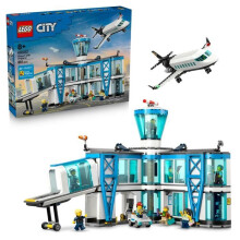 Bouwset - LEGO - 60502 - Luchthaven en Vliegtuig - 9 minifiguren - 8 jaar en ouder