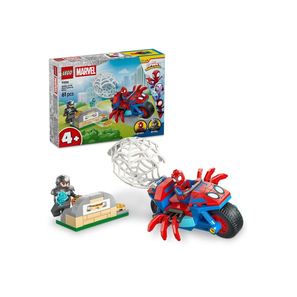 Lego Set 11206 Marvel Spidey on his Motorcycle vs. Rhino Spider-Man New - Image 7