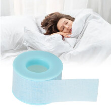 Atmungsaktives Silikon-Gel-Mundband zur Schnarchreduzierung, 2,5 cm x 3,6 m