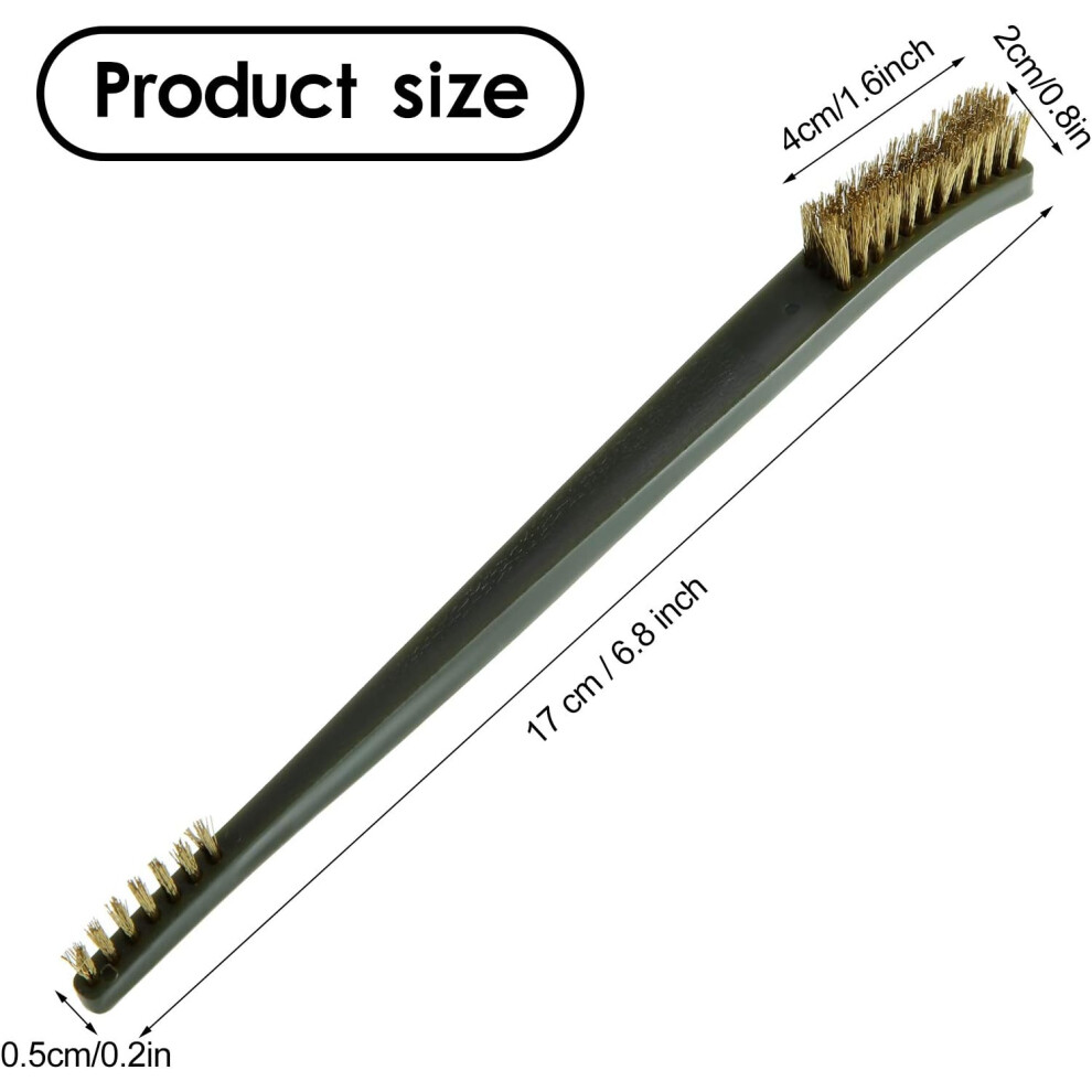 Durable Material Wire Brush Set, Brass Brush For Hard-To-Reach Areas Cleaning & Wide Usage In Various Surfaces 9169997992437