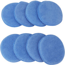 Ultra-Soft Microfiber Wax Applicator Pads, Scratch-free Design Waxing Tools, Durable and Reusable Waxing Pads for Car Interior Dust Removal, 5", 20