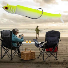 Baoite Minnow Insamhalta le Mionsonraí Réalaíocha, Corp Bog Coganta, Meáchan le haghaidh Téamh Níos Tapúla, Snámh de réir an tSrutha, Cruth