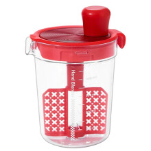 Manueller Salatdressing-Mixer mit Eiertrenner - Multifunktionales Küchengerät für Dressings, Saucen und Öle B