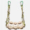 Bird Cage Swing Landscaping Props  Swing Toy Climbing Interactive Ladder Anti-Chewing Ring 7