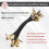 Gitarr  Effect Device Ansluter Tråd Dubbelt Flat  Anaerobic Audio  Pedal Instrument Jack Plug 20CM 3