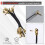 Gitarr  Effect Device Ansluter Tråd Dubbelt Flat  Anaerobic Audio  Pedal Instrument Jack Plug 20CM 4