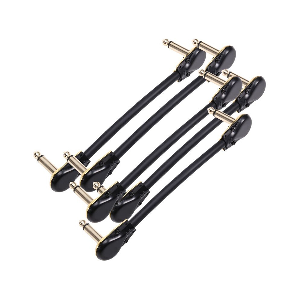 Guitar Effect Device Connects Wire Double Flat Anaerobic Audio Pedal Instrument Jack Plug 15Cm 6032906982085