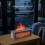 Humidifier Simulation Flame Aromatherapy Humidifier, Home Aromatherapy Diffuser with Night Light Essential Oil Diffuser 5