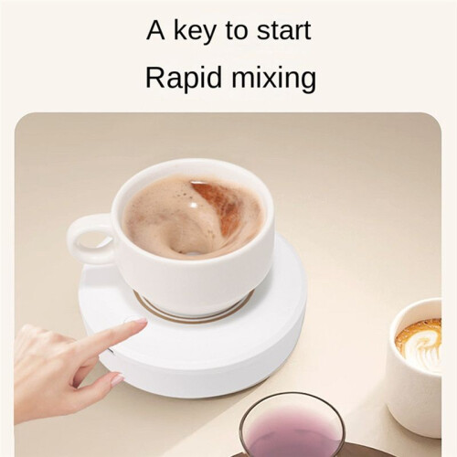 Compact Magnetic Stirrer,  Automatic Beverage Mixer, USB-C Rechargeable, Suitable for Glass & Ceramic Cups 1