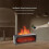 Humidifier Simulation Flame Aromatherapy Humidifier, Home Aromatherapy Diffuser with Night Light Essential Oil Diffuser 6
