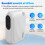 Aromatherapy Air Diffuser 200m³ USB Silent Essential Oil Diffuser Portable for Hotels and Spas Gray 5