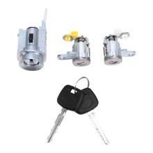 Bildörrlås Nyckel Tändlåscylinder med 2 Nycklar Set för  Tacoma 1995-2004 69051-35070 69051-04020 69005-35840