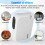 Aromatherapy Air Diffuser 200m³ USB Silent Essential Oil Diffuser Portable for Hotels and Spas Gray 7
