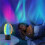 Lights Projector, Cordless Night Light with Rotating Button to Adjust Brightness Suitable for Bedroom/Desktop Decoration 2