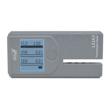 Linshang LS163 Window Tint Meter with Rotatable Display, UV 365nm, IR 1400nm, VLT Measurement for Solar Film and Glass