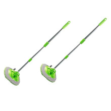 2X Brosse de Lavage de Voiture Vadrouille de Nettoyage Balai Détachable Manche Long Réglable Brosse Rotative