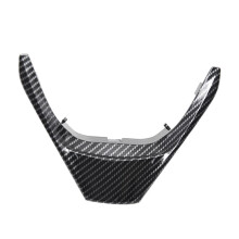 Car Steering Wheel Cover V Shaped Frame Carbon Fiber Trim Accessories for 2014-2018