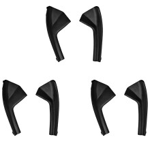 6X Car Front Windshield Wiper Side Decorative Cover For  Tiida Old Model 66895-Ed50a 66894-Ed500 Left Hand Drive