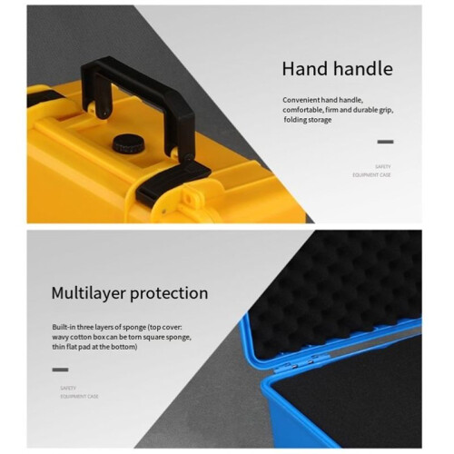 Tool Case Protective Shockproof Sealed Dustproof HardCase for Home Outdoor Warehouse Multipurpose Compact CarryingCase,C 2