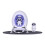 Astronaut  Light Projector Space Lander Spacecraft Ceiling Projector with Remote Control Projection Night Light 1