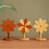 Windmill Shape Kitchen Placemat Insulation Pad Tripod Pot Mat Practical Plate Insulation Pad Kitchen Cup Spacer C 2