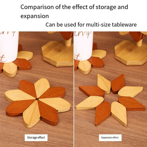 Windmill Shape Kitchen Placemat Insulation Pad Tripod Pot Mat Practical Plate Insulation Pad Kitchen Cup Spacer B 2