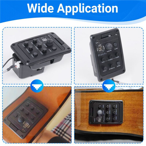 Gitarr Pickup Eq Elbox Ljudhål Equalizer Gitarr Tuner Mix Gitarr Gitarr Tillbehör Folk Pickup 301 Pickup 2