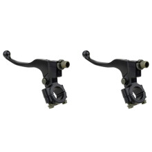 2X Motorrad Schwarz Linkskupplungsbremshebel Barsch für  CRF XR 80 100 CRF80 XR200 SSR 125Cc