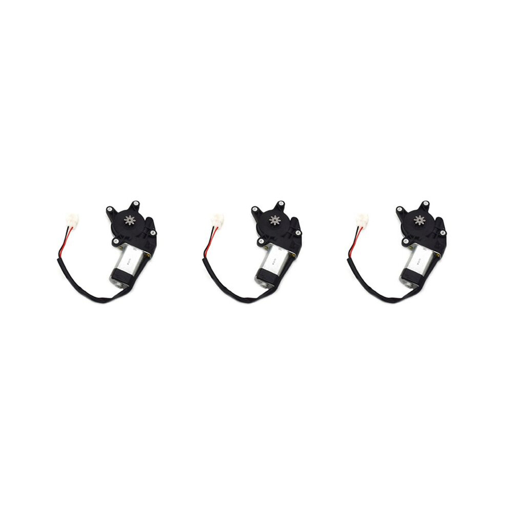 3X Motor Power Window Lift Motor Electric Car Electric Window Regulator Motor Window Lifter Power Motor Motor 12V Black/Silver 6032215569649