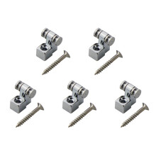 E-Gitarren-Kugellager-Saitenschnalle, Gitarren-Rollbaum-Halter, Saitensperre, Rolle, Saitenführung, Silber