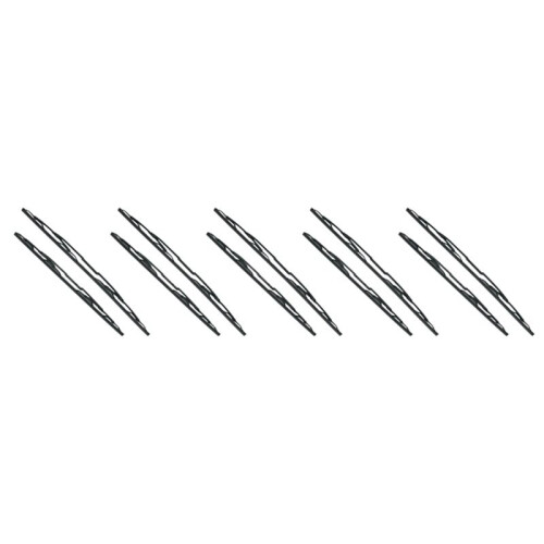 10x Carro 26 Polegadas + 22 Polegadas Lâminas de Limpador Combinadas de Borracha de Silicone Sem Osso Limpadores de Pára-Brisa para  5 Series E39