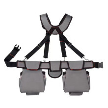 Suspender Tool Belt with Pouches Portable Large Capacity Gardening Tool Bag Electrician Tool Bag Strap Belt