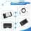 4 Digital LED Display Tachometer RPM Speed Meter High Precision Tachometer with Hall Proximity  Sensor NPN 7