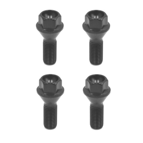 24Pcs Black Wheel Bolt Lug Nut for  E30 E36 E46 E60 E90 36136781150 1
