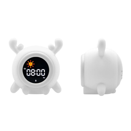 Kids Sleep Training Alarm Clock with Night Light, Timer, and Memory Function, Ideal for Toddlers and Children 2