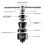 MUQZI Bicycle Push-in Removal Tool Axle Mounting Removal Tool Bicycle Lower Bracket Removal Tool 5