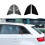 Car Rear Triangular Window Louvers Shutters Blinds Cover Trim for  A3 S3 8V Hatchback 2014-2020 Glossy Black 2