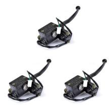 3X Motorfiets Handvat Remvloeistof Remklauw Master voor  125Cc YBR 125 Voorrem Hydraulische Pomp Cilinder Assy, Rechts