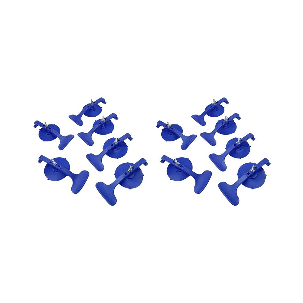 12Pc Suction Clamp Set Window Suction Cups For Sealing Rear Window To Top Convertible Glass Windshield Repair Gluing 6032565242346