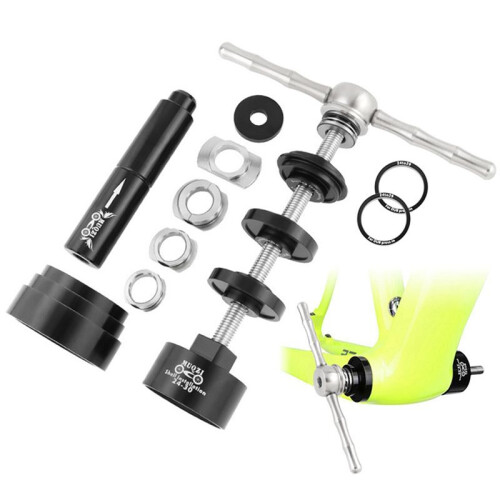 MUQZI Bicycle Push-in Removal Tool Axle Mounting Removal Tool Bicycle Lower Bracket Removal Tool 1
