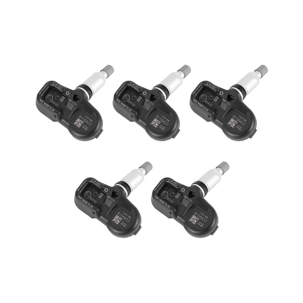 433Mhz Tire Pressure Monitoring System (Tpms) Sensor For Camry Chr 42607-48020(5 Pcs) Black 6033976556343