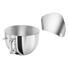 Stainless Steel Bowl with Handle +Stainless Steel Inlet for  6Q Bowl-Lift Stand Mixer Accessories