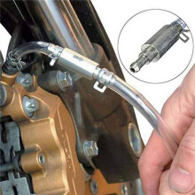 2X Purge de Frein de Moto Outil de Pompe de Changement D'Huile Tuyau de Liquide de Purge Accessoires de Purge de Frein Hydraulique