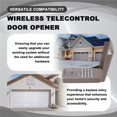 Wireless Telecontrol Door Opener Wireless Keyboard Keyless Entry Controller Telecontrol for 877MAX 878MAX 377LM 977LM 2