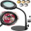Flexible Gooseneck Lighted Magnifier with Stand 5 Color Modes Dimmable USB Reading Eye Protection Study Lamp 9