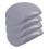 Tapete de Silicone para Micro-Ondas - Redondo 12 Polegadas X 12 Polegadas - 4 Peças de Tapete Multifuncional Térmico, Proteção Contra Respingos, 1